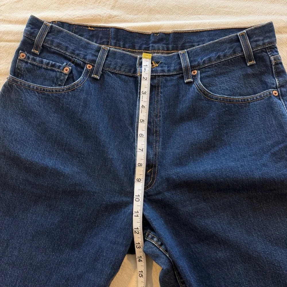 Vintage Levis 550 Jeans Mens 36x30 Blue Denim Relaxed Fit Tapered Made USA 90s